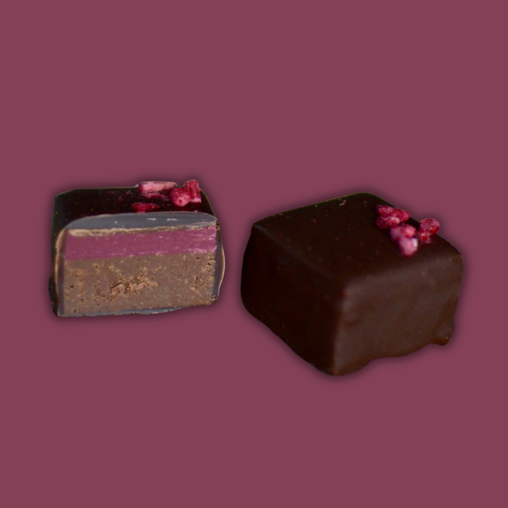 Pralinen Himbeeren - 6er Box